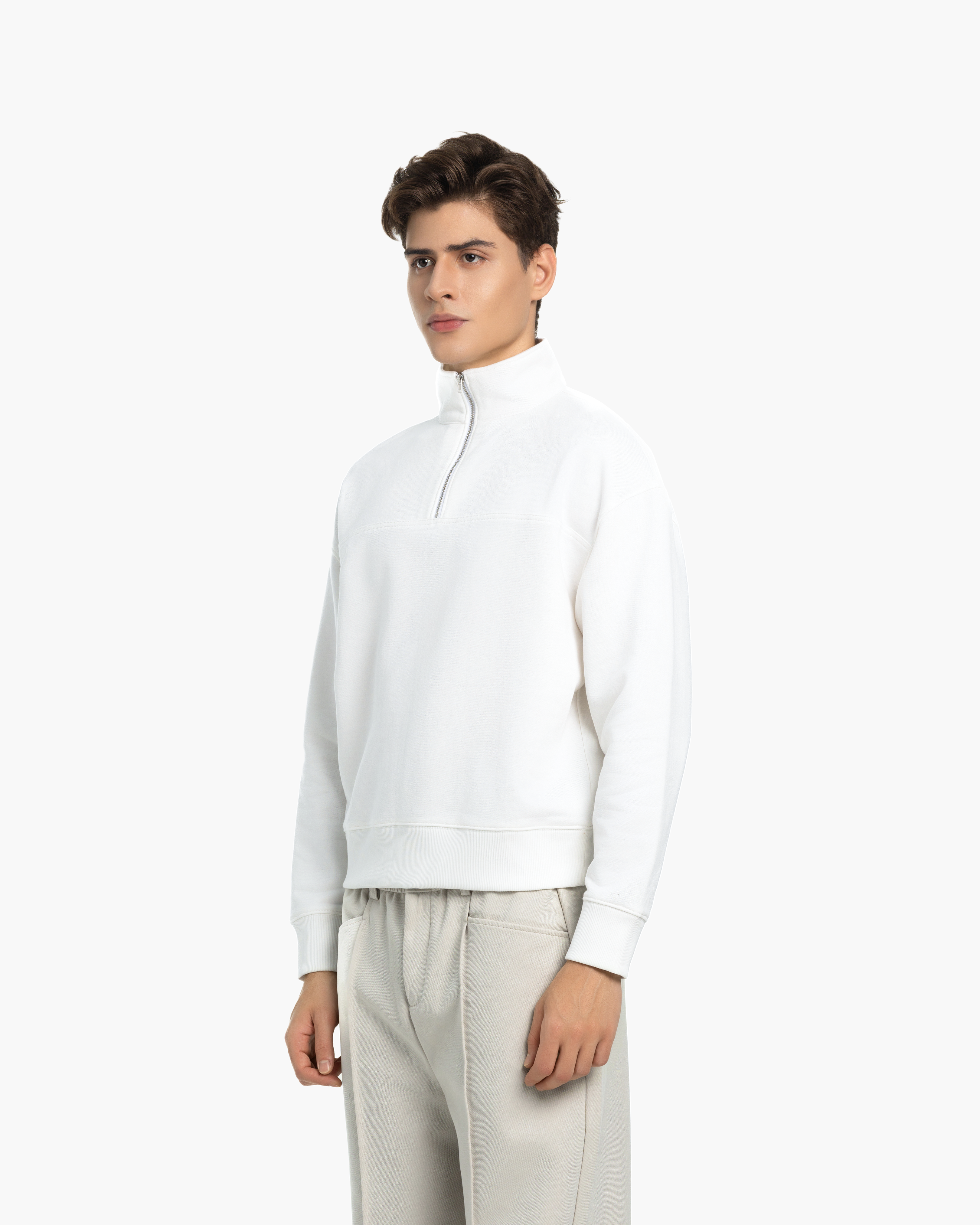 Sweater With Zip 0685