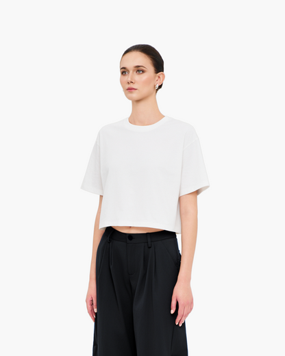 Women's Classic Crop Tee 0646